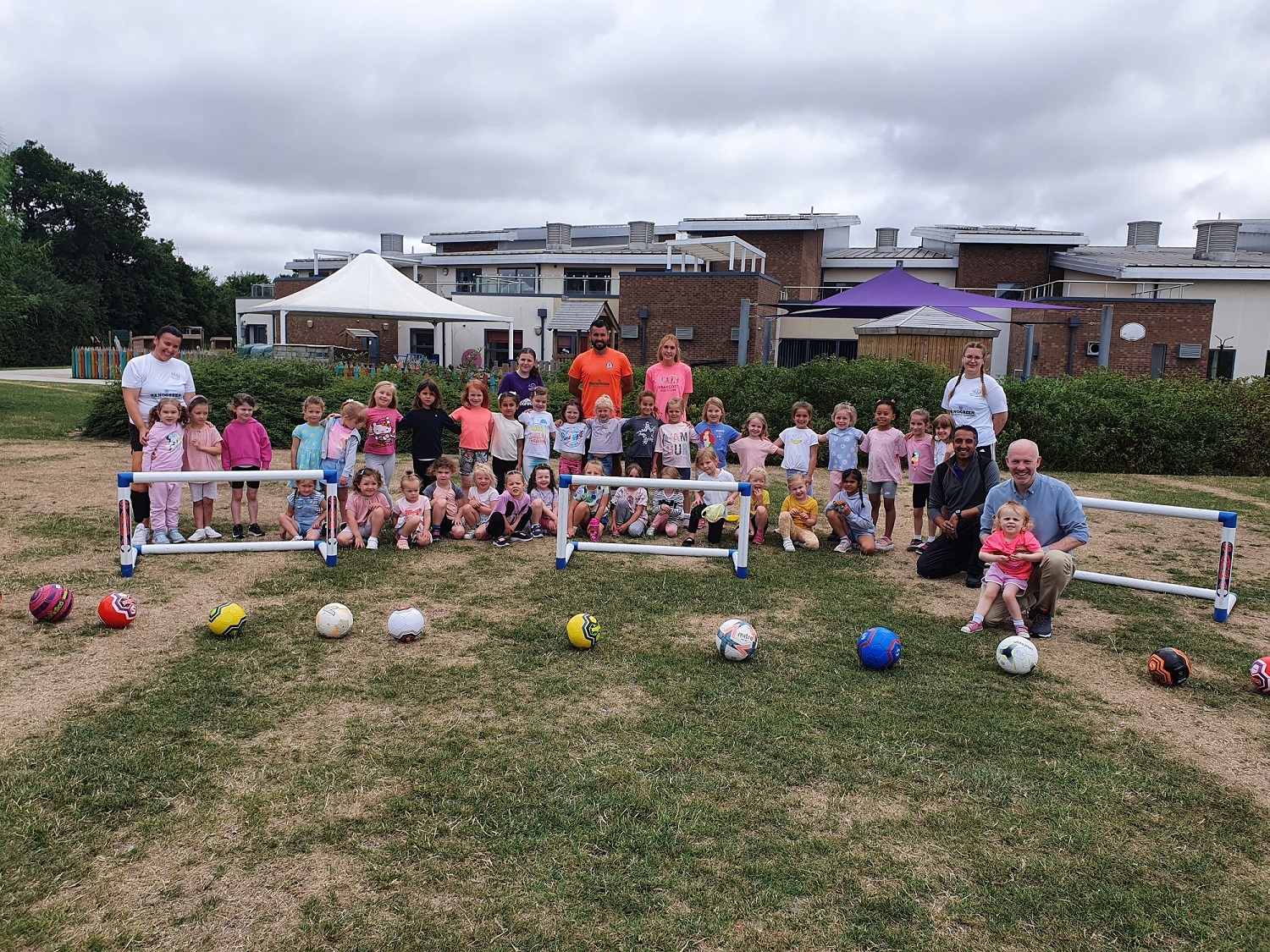 Justin Visits Draycott Sports Camp To See Impact Of Lionesses Success