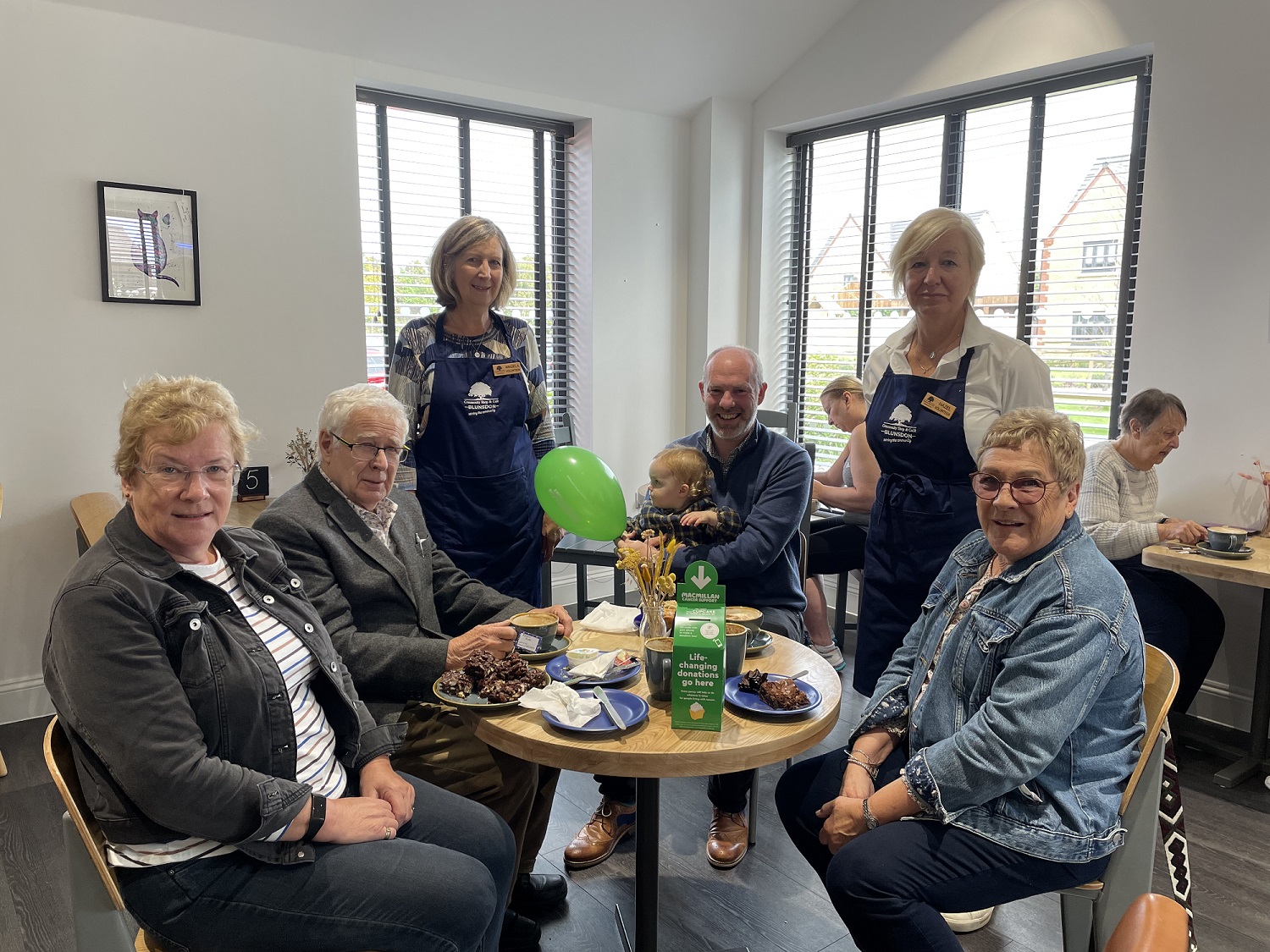 Justin Joins Blunsdon Community For Macmillan Coffee Morning