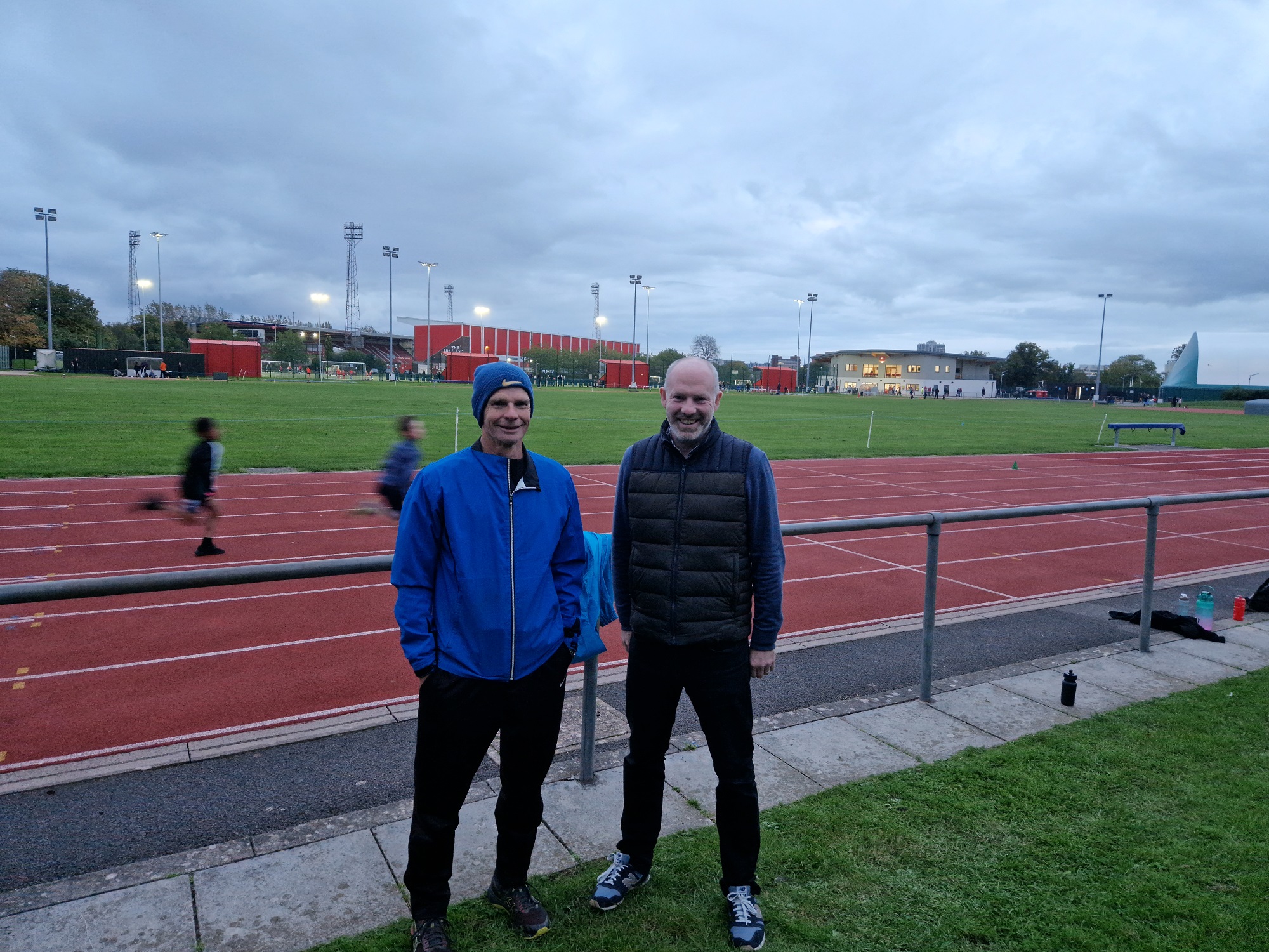 Justin Visits Swindon Harriers Athletics Club