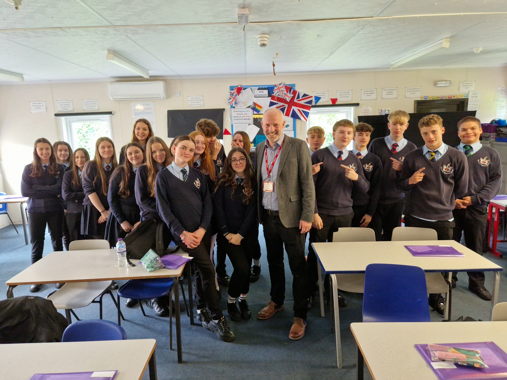 Justin Meets With Highworth Warneford School Following Its Addition To The Park Academy Trust