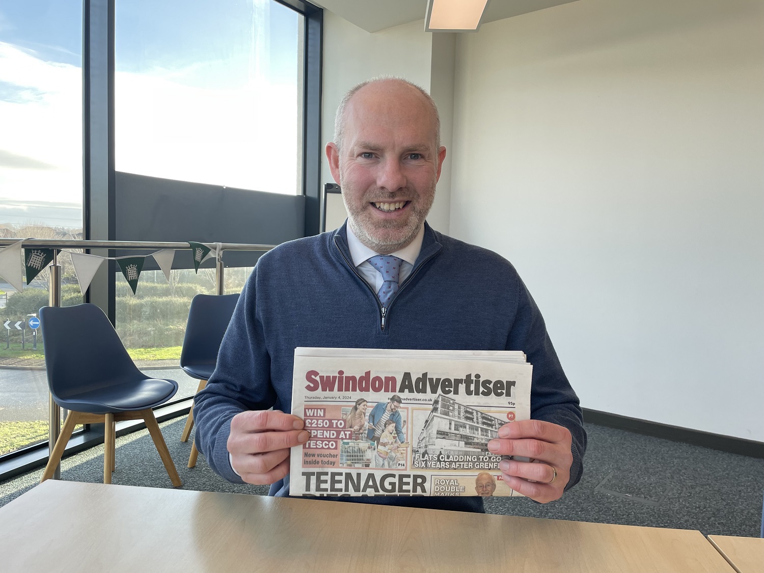 Swindon Advertiser Column - Very Proud To Accept Important Role